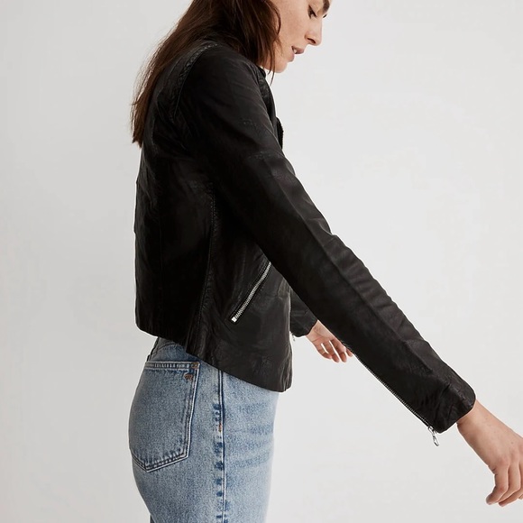Madewell leather jacket xs - Picture 3 of 3